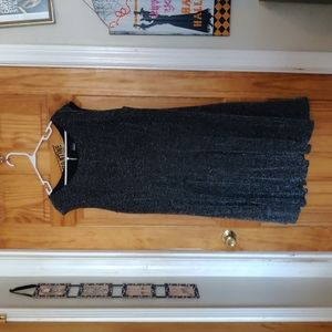 Simply Emma Black and Silver Sparkle dress